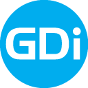 GDi logo cyan