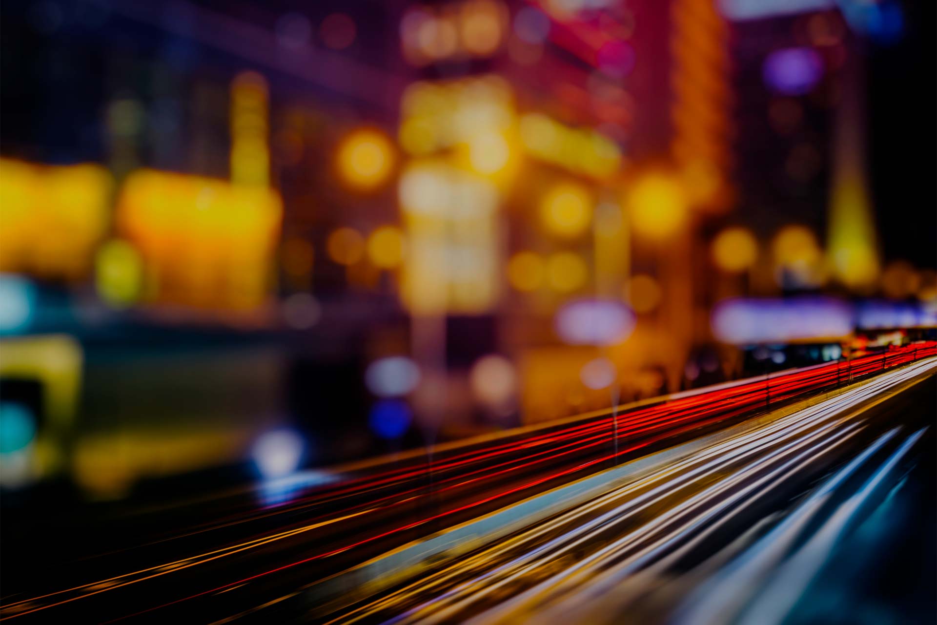 light trails
